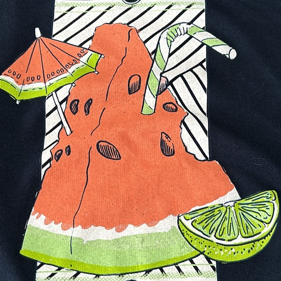 Lily Grace racer back tank top. Navy blue. Size medium. - Picture 3 of 9